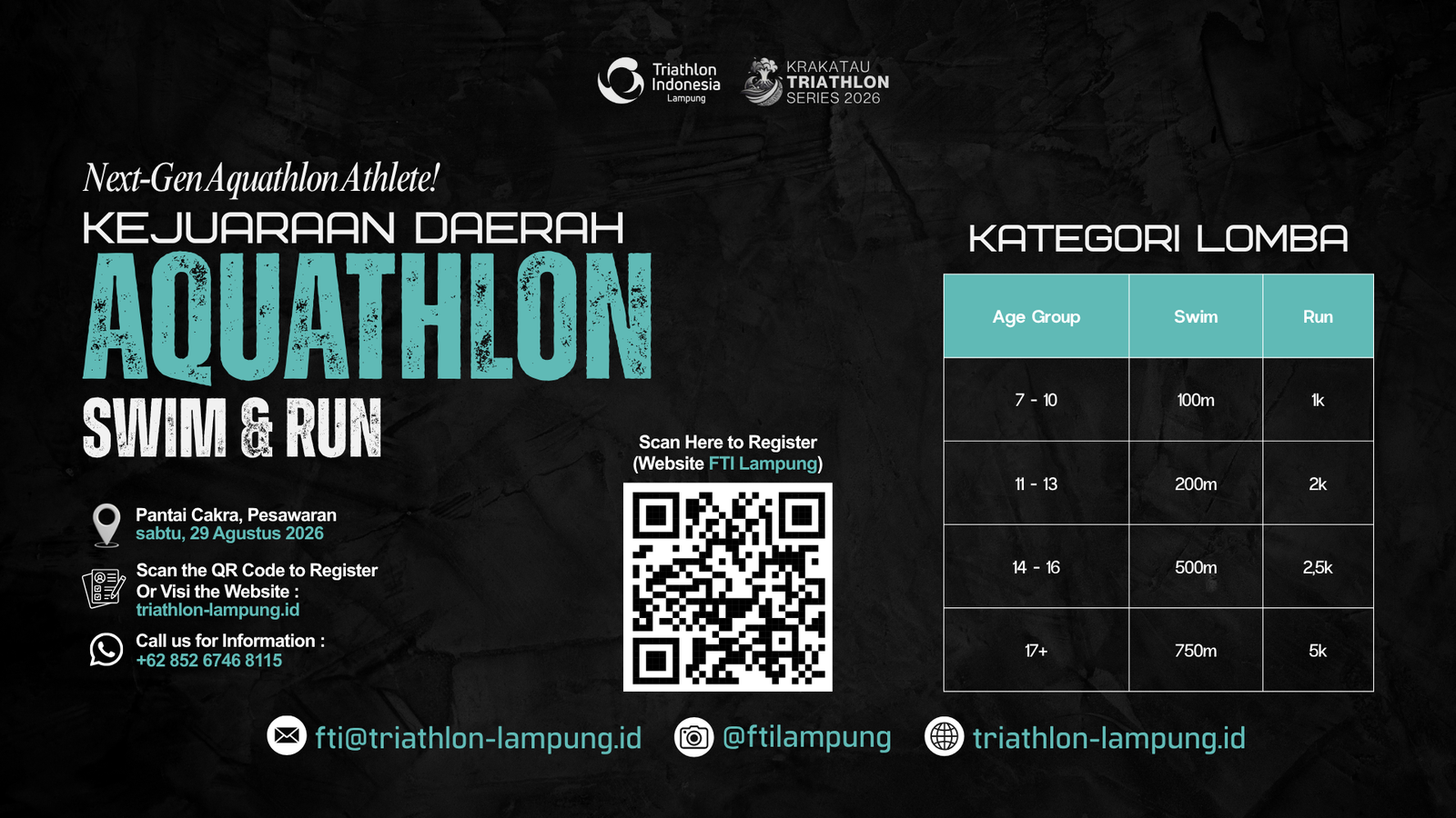 KEJUARAAN DAERAH AQUATHLON